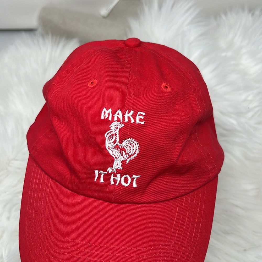 Zumiez Petals and Peacocks Make it Hot red hat Unisex
